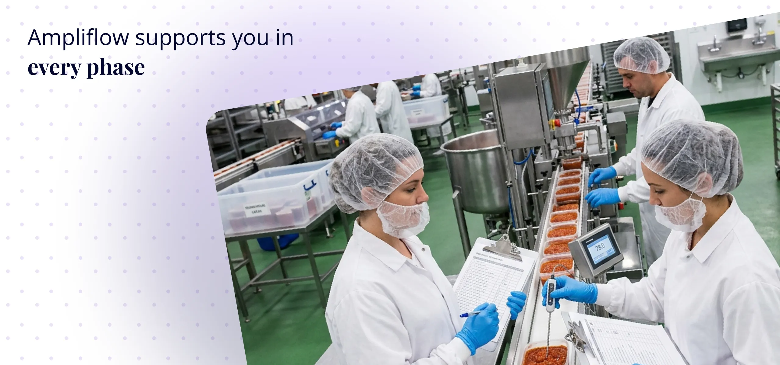 Food safety work in AmpliFlow