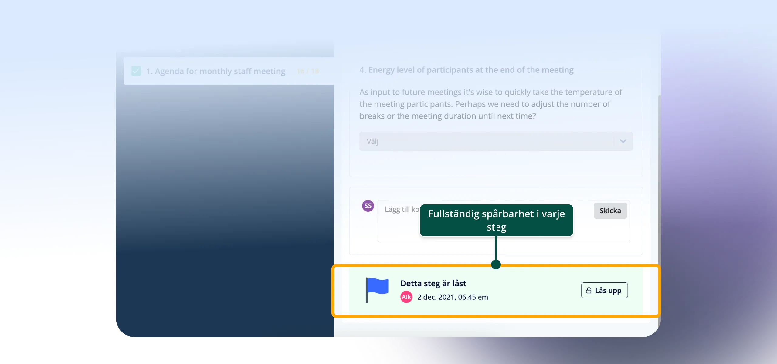 Screens from AmpliFlow tools for risks, documents, checklists and improvements 3