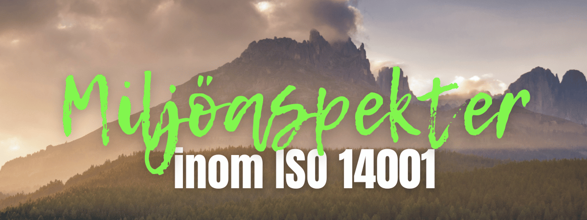 Environmental aspects of ISO 14001 - what is it?