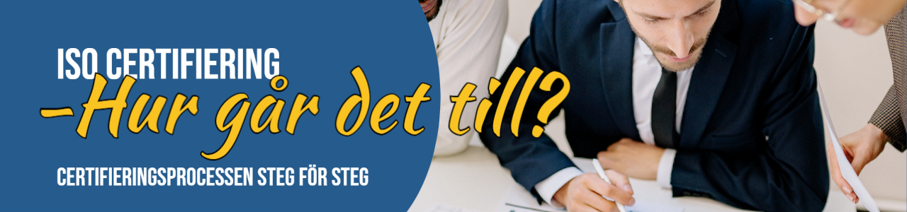 How is ISO certification done?