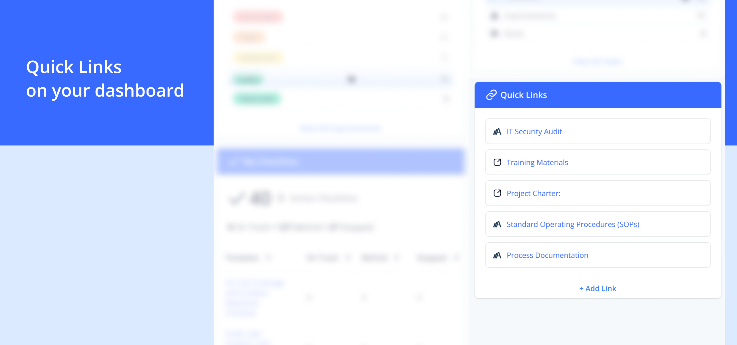 Dashboard - Settings
