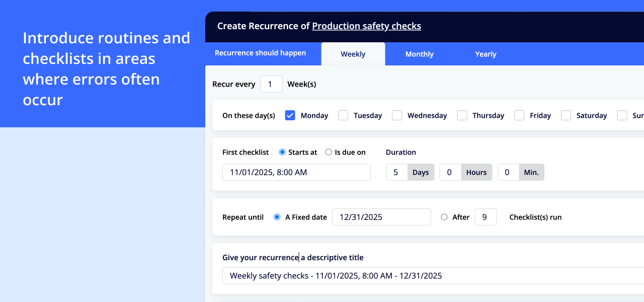 Management's role in quality work – setting expectations, following up, and communicating improvements