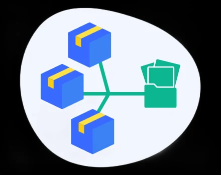 Illustration of connected supplier nodes.